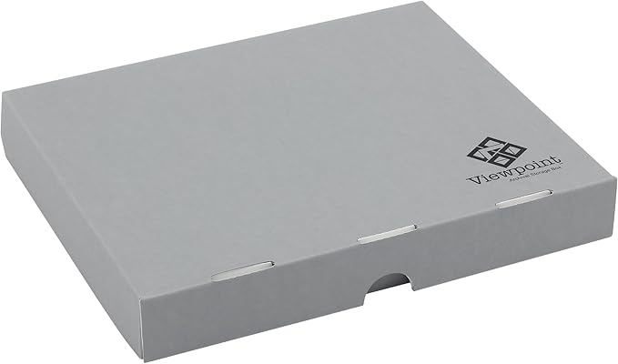 Jerry's Artarama Viewpoint Archival Storage Box (11x14) - Preserve Your Art, Easy to Assemble, Perfect for Photos, Artwork, Prints, and Record Storage