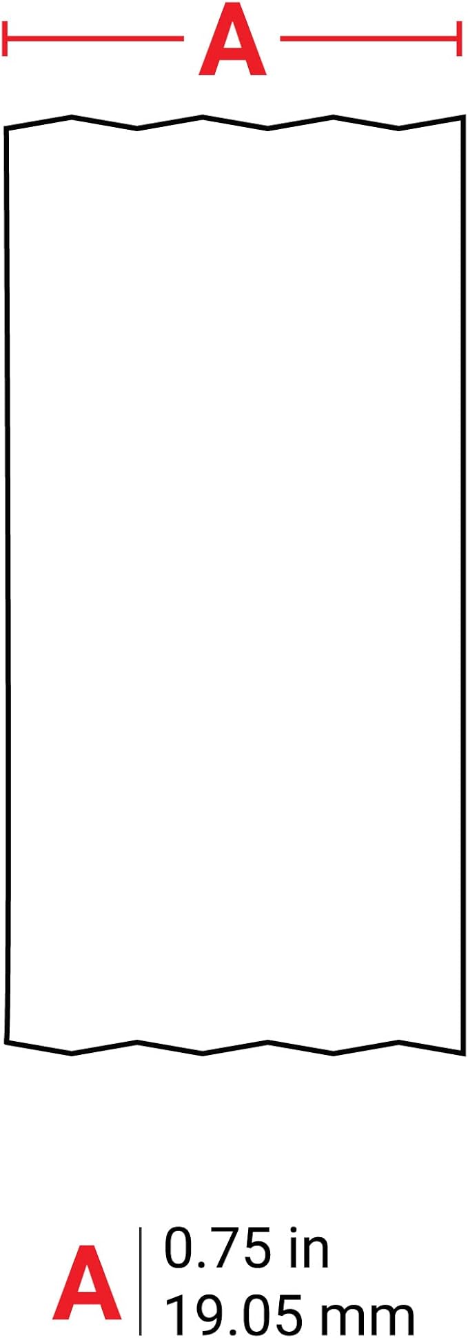 Brady Authentic (M21-750-595-BL) All-Weather Vinyl Label for Indoor/Outdoor ID, Lab and Equipment Labeling, White on Blue- For M210, M210-LAB, M211, BMP21-PLUS and BMP21-LAB Printers, .75" W, 21' L