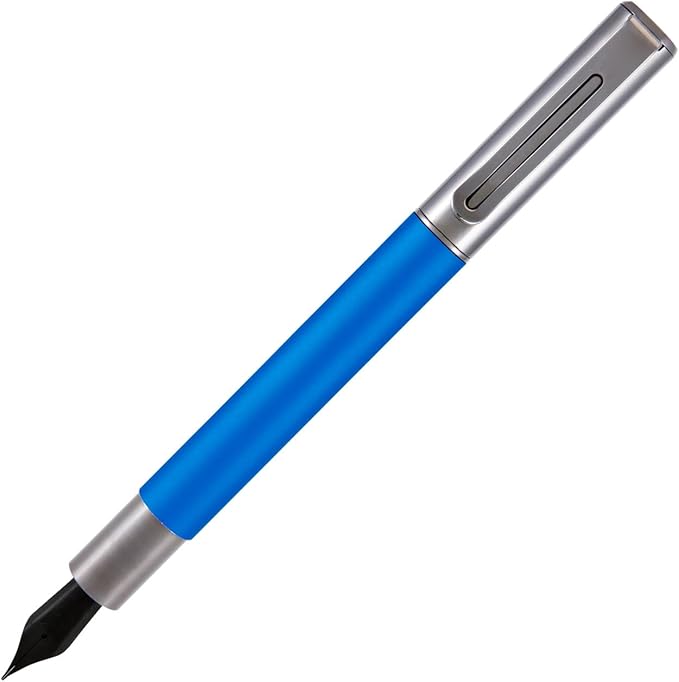 Monteverde USA Ritma Fountain Pen in Turquoise – Fine Nib, Smooth JoWo Stainless Steel, Refillable Ink Cartridge/Converter – Ideal for Everyday Writing & Journaling