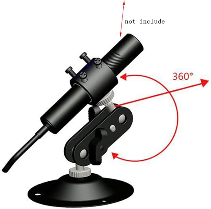 Laser Positioning Bracket Laser Module Fixing Bracket 360-degree Adjustable Positioning Bracket 12mm (12mm-1packs)