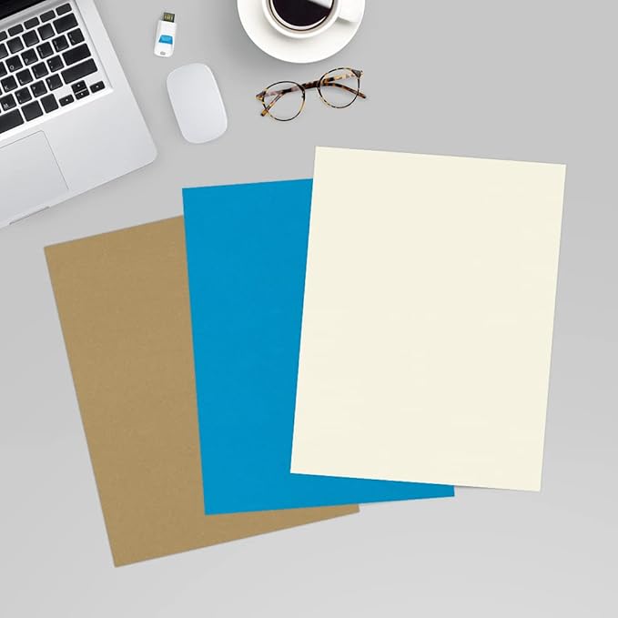 LUXPaper 8.5" x 11" Classic Crest Paper | Letter Size | Natural White | 24lb. Text | 1,000 Qty