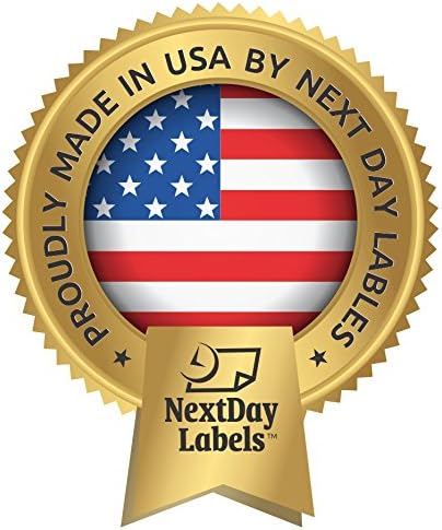 NextDayLabels - 8-1/2 x 11 Neon Color High Light Fluorescent Labels for Laser & Inkjet Printer (Pink Fluorescent, 8.5" x 11" - 1 Per Page | 100 Labels)