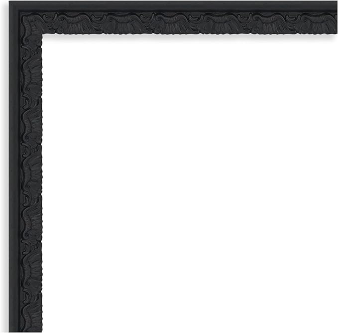 Amanti Art Black Framed Magnetic Board 22x50 Oversize Vision Board for use with Magnets, 100% Metal Sheet to Display Items as Office Decor or for Home Organization in mudroom, Kitchen or Kids Room