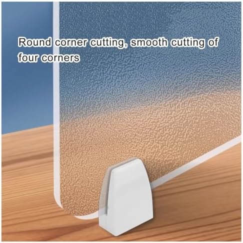Acrylic Frosted Privacy Screen Divider, Portable Desk Panel for Workstations, Clear Visual Distraction Barrier, Office/School Use, 100x30cm (39.4x11.8in)