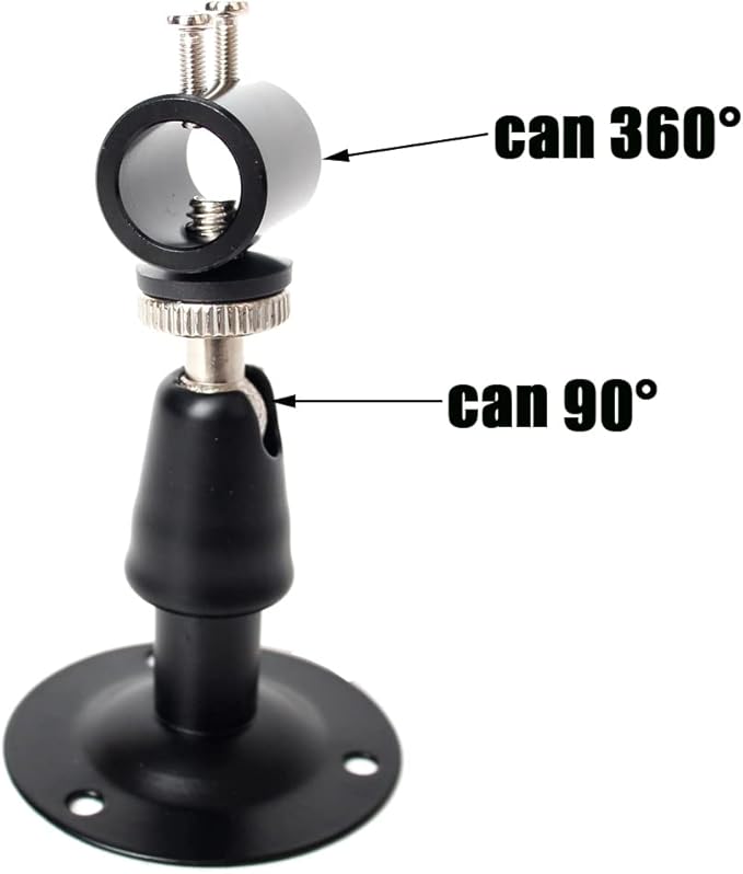Laser Module Mount Bracket with Cooling Function - 360-Degree Adjustable Positioning - 4 Pack (12mm)