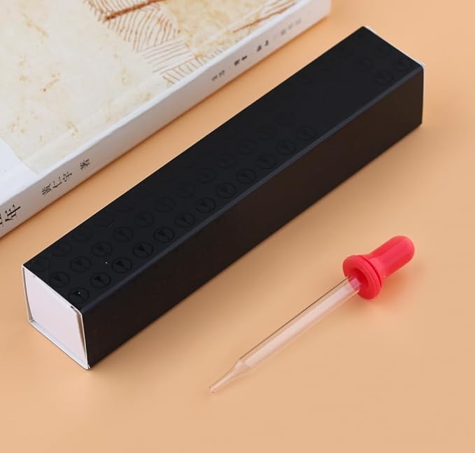 czxwyst Majohn Wancai 2.0 Mini Pocket-Size Eyedropper Fountain Pen (EF Nib 0.38mm, Starry Purple)