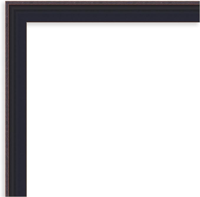 Amanti Art Black Framed Magnetic Board 43x51 Oversize Vision Board for use with Magnets, 100% Metal Sheet to Display Items as Office Decor or for Home Organization in mudroom, Kitchen or Kids Room