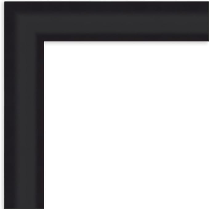 Amanti Art Black Framed Magnetic Board 25x29 Medium Vision Board for use with Magnets, 100% Metal Sheet to Display Items as Office Decor or for Home Organization in mudroom, Kitchen or Kids Room