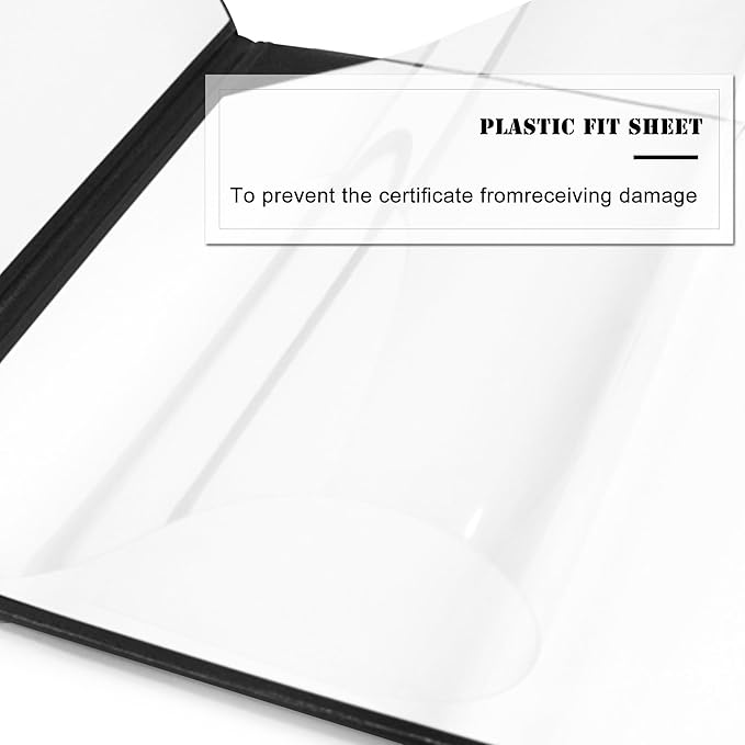 Diploma Cover 8.5” x11” Diploma Holder of Graduation Leatherette Padded Certificate（Tent Style)),20-Pack