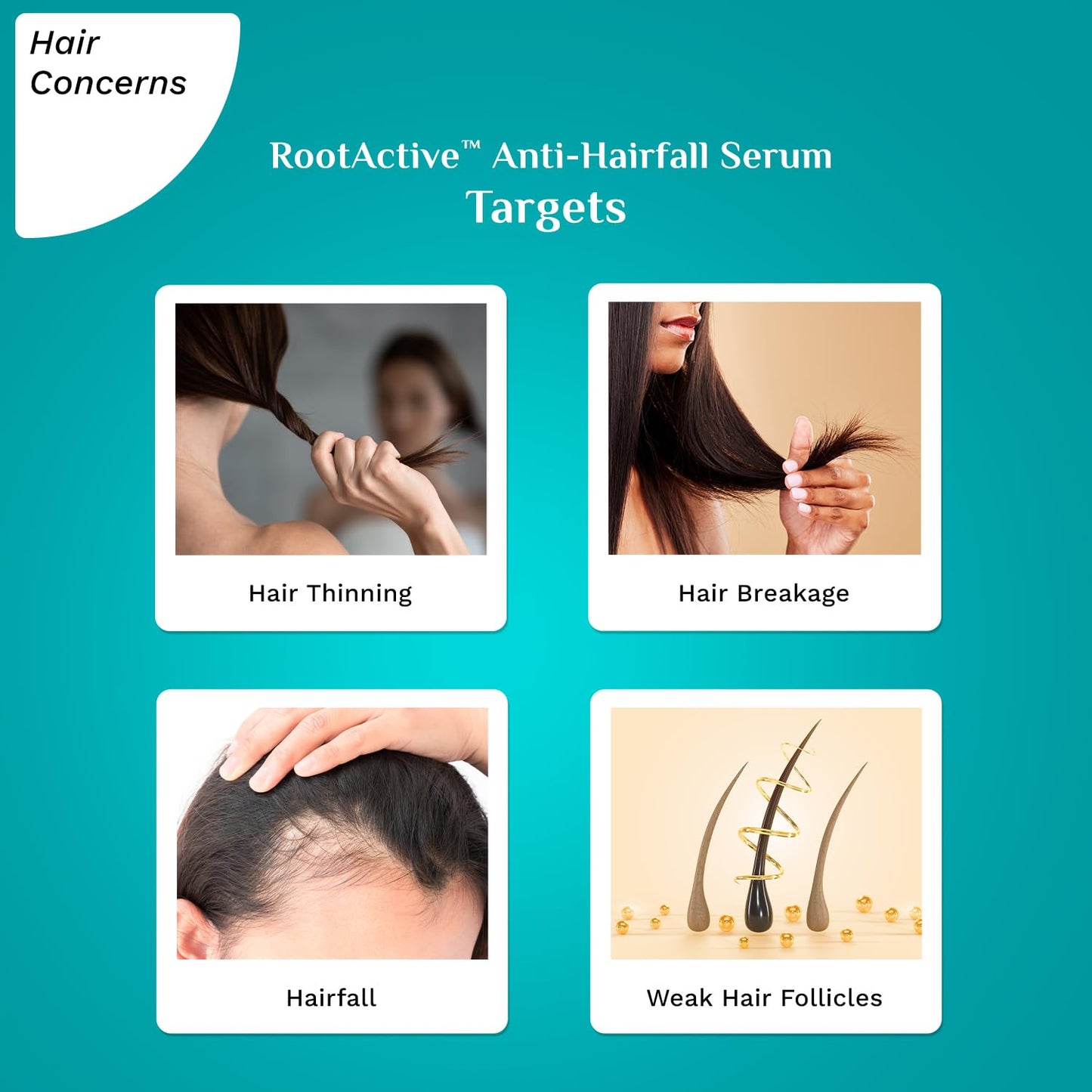 Rosemary Hair Serum for Hair Fall – Pilgrim RootActive Anti-Hairfall Serum with Caffeine, Biotin, Capilia Longa & Saw Palmetto | Reduces Hair Loss | For Men & Women | 1.01 Fl Oz (30ml)