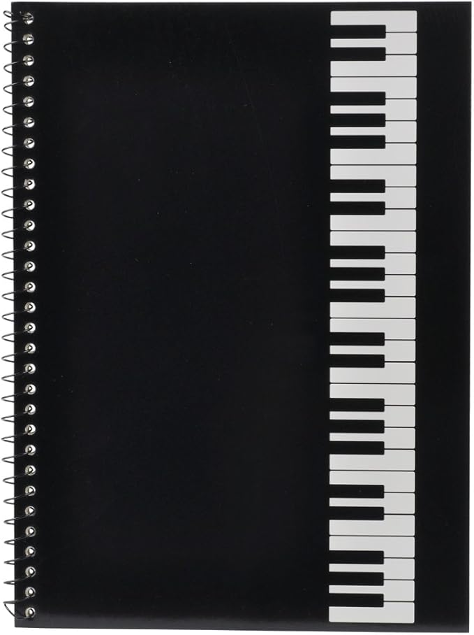 PUNK Blank Sheet Music Composition Notebooks 100 Pages Stave Notebook,Musical Notation Staff Notebook,Music Manuscript Paper