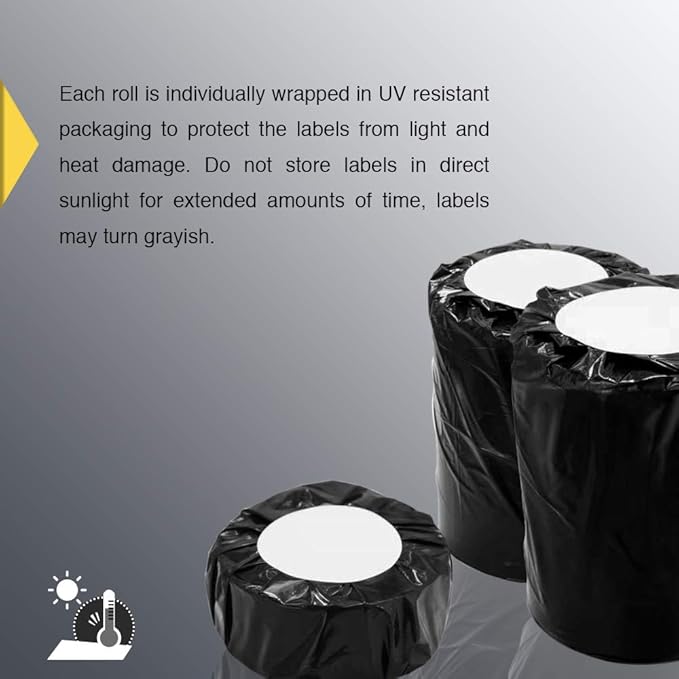 BETCKEY - 3" x 1" UPC Barcode & Address Labels Compatible with Zebra & Rollo Label Printer,Premium Adhesive & Perforated[Green, 6 Rolls, 8250 Labels]