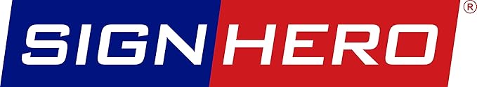 SignHero Sneeze Guard | Large, Sturdy ¼” Acrylic Plexiglass Shield | USA-Made, 30 Second Setup | Plexiglass Barrier for Counter, Reception, School, Office (Multiple Sizes)