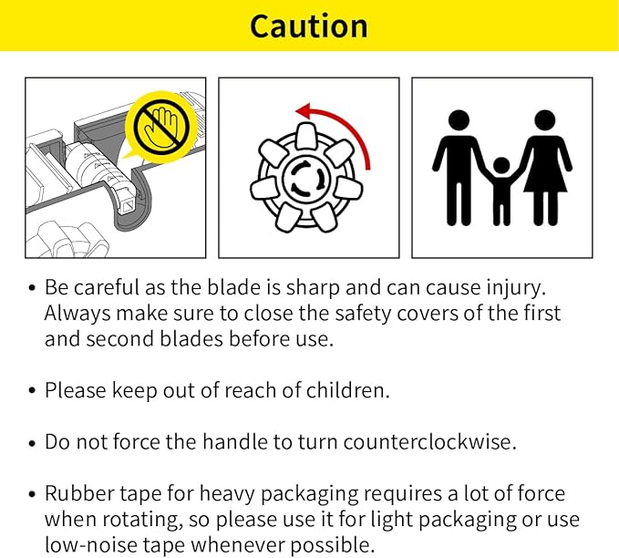 [TENDO°] Multi-Section Tape Dispenser ZO-508: Innovative Cutter for Custom Tape Width (White)