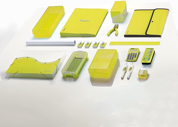 Enday Index Card Holder Green, 3x5 Note Flash Card Organizer Case, Index Card File w/flip top, Notecard Recipe, Holder, Holds 250 Cards, Also Available in Purple, Red, Blue, Grey, Pink – (1 PC)