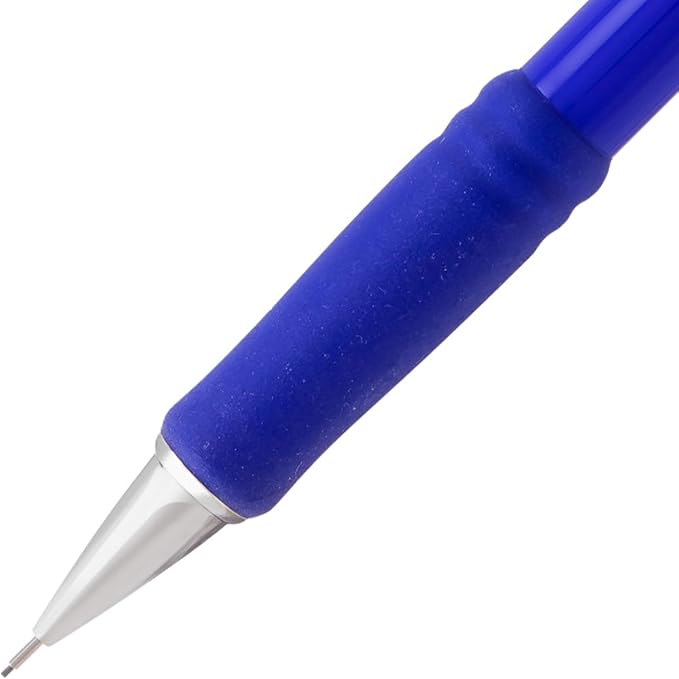 Pentel Twist Erase III Premium Mechanical Pencil 0.5mm 4 pack Assorted Barrels (1 each Black, Blue, Green, Violet)