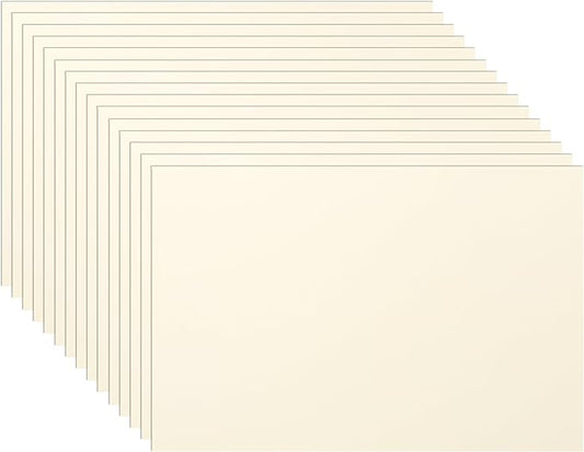 Guakicae 150 Sheets Cream Cardstock 4 x 6 Ivory Paper, 300gsm/110lb Heavyweight Flat Off White Card Stock Art Paper for Card Making, Greeting Cards, Graduations, School Crafting, Invitations