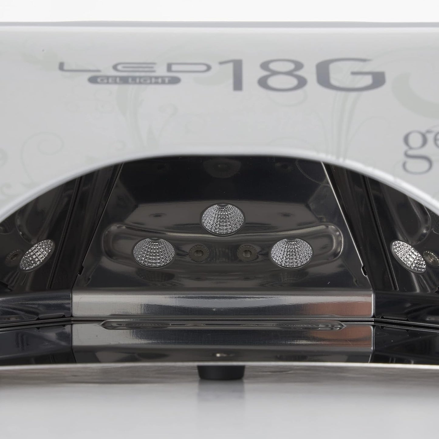 Gelish 18G Classic LED Light - Professional Nail Curing Lamp for Home or Salon Use, Fast-Drying 36W, Corded, SafeLight™ Technology, Ergonomic Design, Pedicure-Friendly.