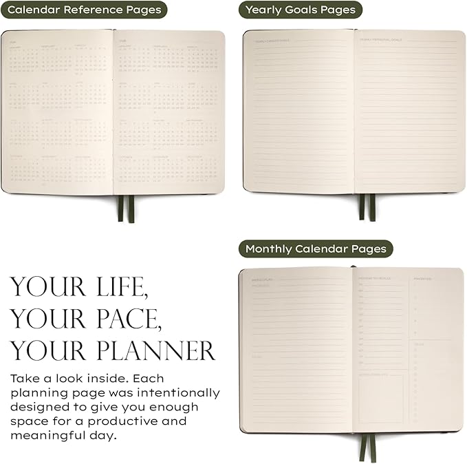 Anecdote 2026-2027 Planner: A Monthly, Weekly & Daily Planner with Calendar | 8.5" x 5.2" | Hardcover To-Do List Organizer, Planning Your Success, Start Anytime, Achieve Productivity Goals (Evergreen)