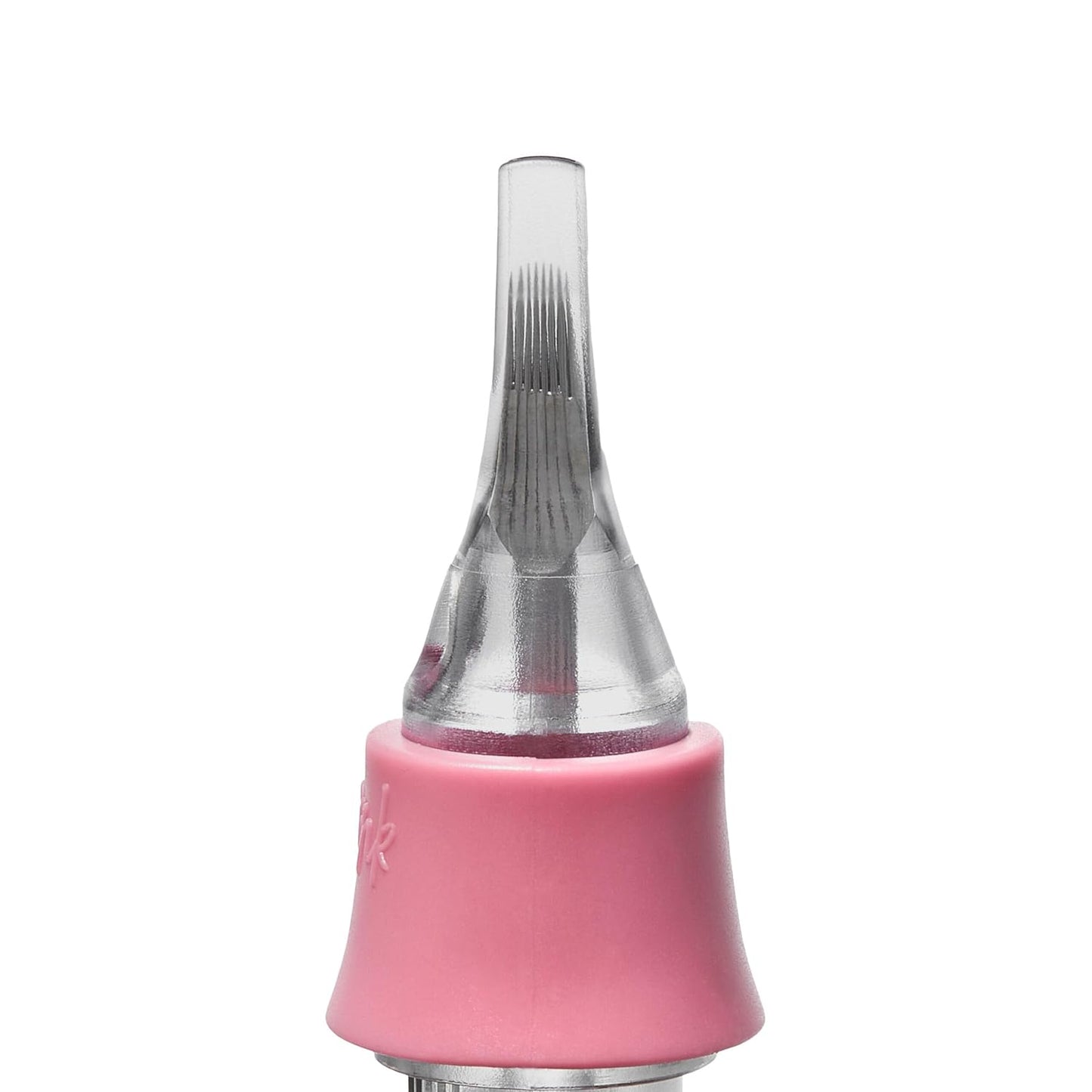 Tina Davies PIXL Cartridge, 8U Curved Flat Medium Taper Cartridge for Linework, Hairstrokes, Eyebrows, Lips, and Eyeliners .30mm 8U CF MT, Pack of 10