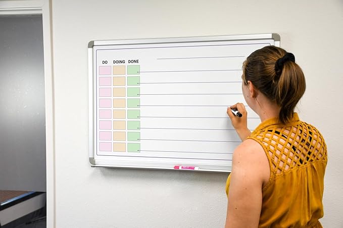Do - Doing - Done List Whiteboard 60" x 40"