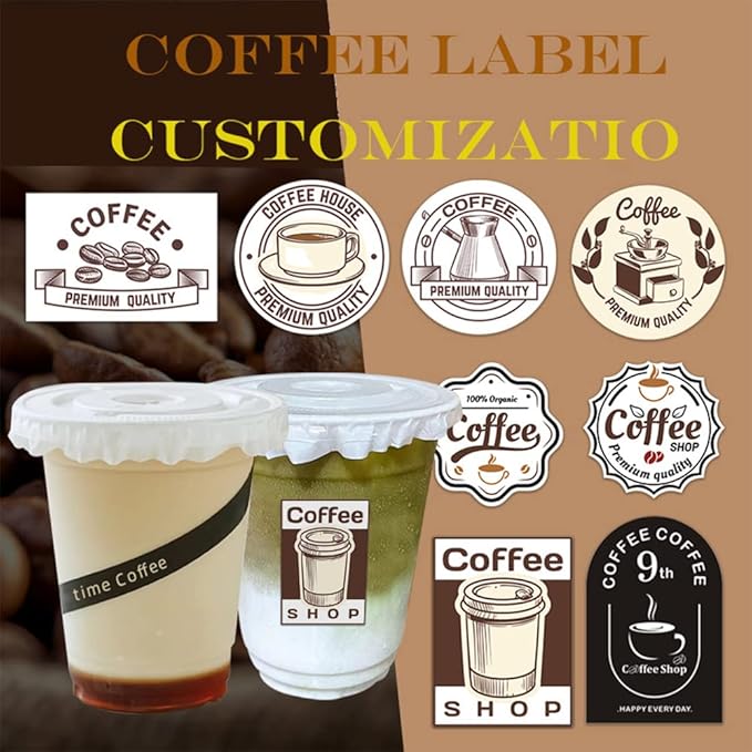 100-500 Pcs Custom Stickers Personalized Stickers Customized Labels with Any Design Image Logo Text for Business Logo Thank You Labels,1/2/3/4 inch Custom Stickers(Square)