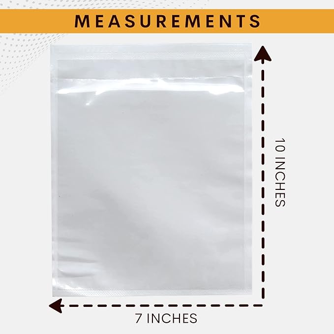 300 Pack 7"x10" Shipping Label Sleeves – Clear Self-Adhesive Packing Slip Pouches, Waterproof Packing List Envelopes – Ideal for Shipping Documents, Mailing Labels, Invoices & Packing Slips