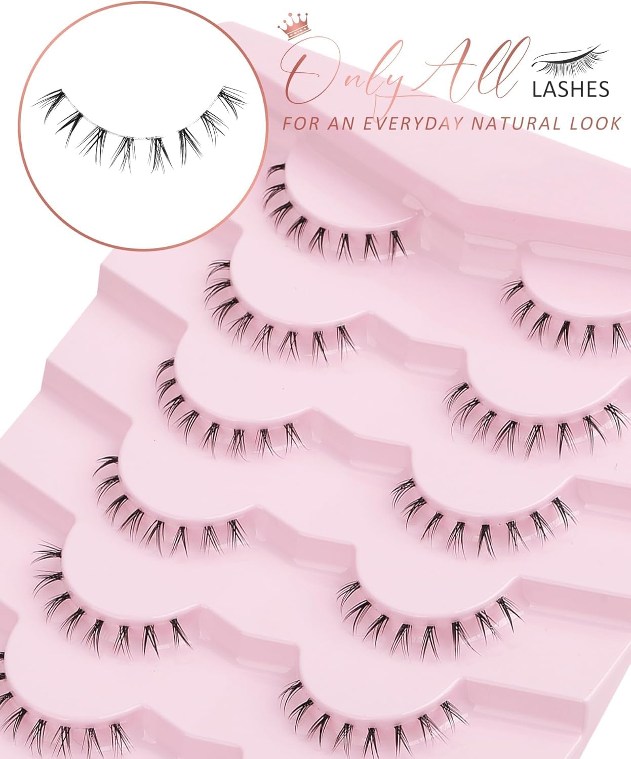 Bottom Lashes Bottom Eyelashes False Lower Lashes Fake Bottom Eyelashes 7 Pairs Bottom-3