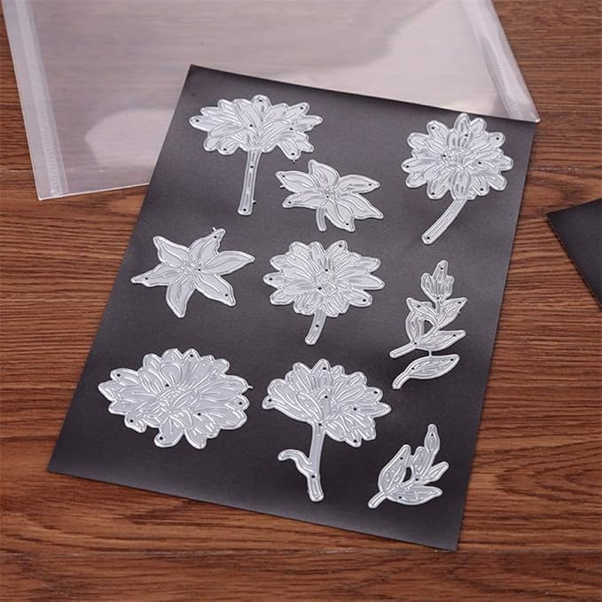 10 Pack 9.3x6.85inch Large Size Magnet Sheets for Dies Storage Magnetic Sheets for Crafts Non Adhesive for Metal Cutting Dies Storage Orangize Crafts Tool ScrapbookingFlexible Placement 0.5mmThickness