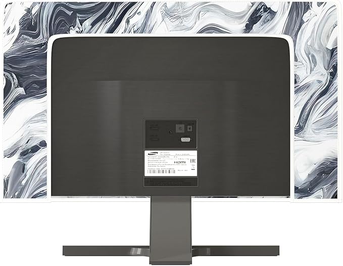 Baocicco Abstract Gray Marble Waterproof 58, 59, 60 Inch Television Cover Anti-Static Dustproof Protective Television Covers for TV Screen Abstract Modern TV Dust Cover for Home LED LCD OLED TVs