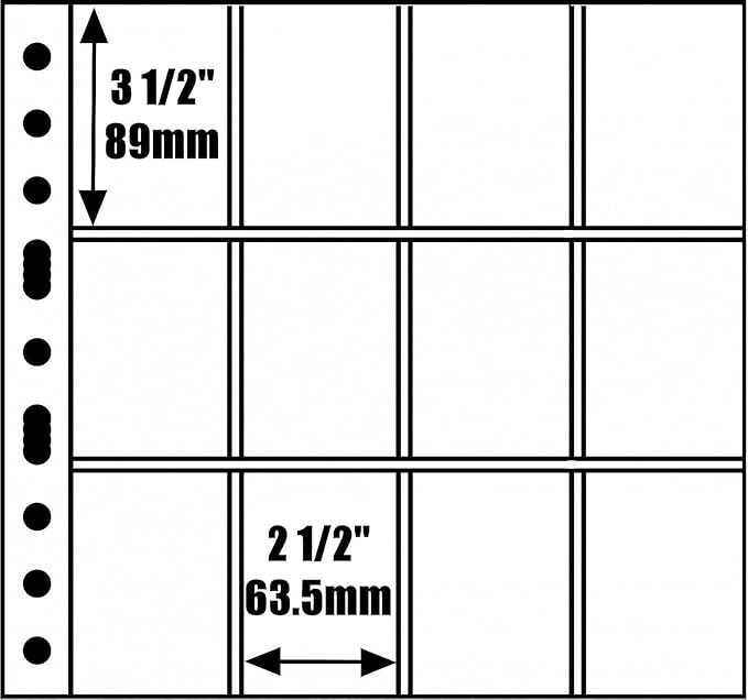 Ursae Minoris Estate Library Deluxe 4 Q-Ring Large Format Binder for Up to 1200 Sports/Trading Cards - Dark Gray