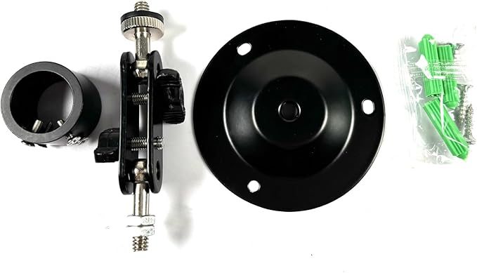Laser Module Bracket 360-Degree Adjustable Positioning Bracket 22mm (4-Pack) - Black Alumina