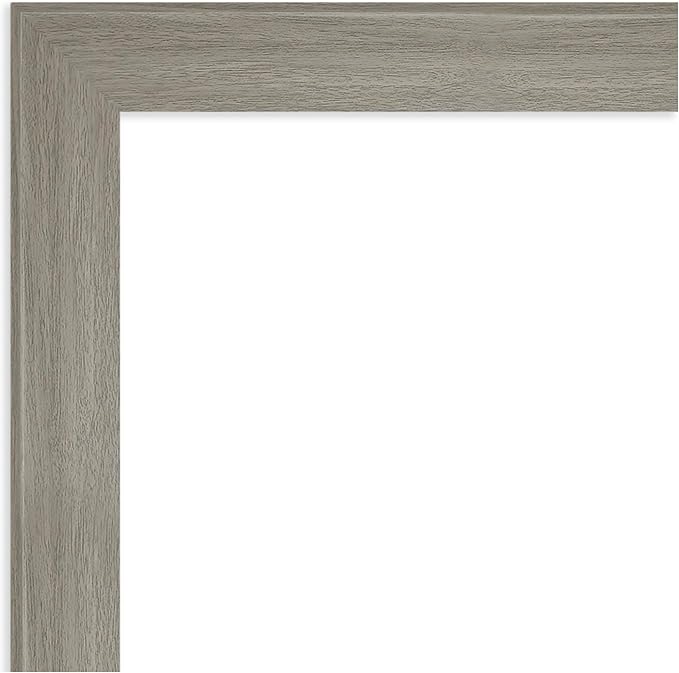 Amanti Art Grey Framed Magnetic Board 20x24 Small Vision Board for use with Magnets, 100% Metal Sheet to Display Items as Office Decor or for Home Organization in mudroom, Kitchen or Kids Room