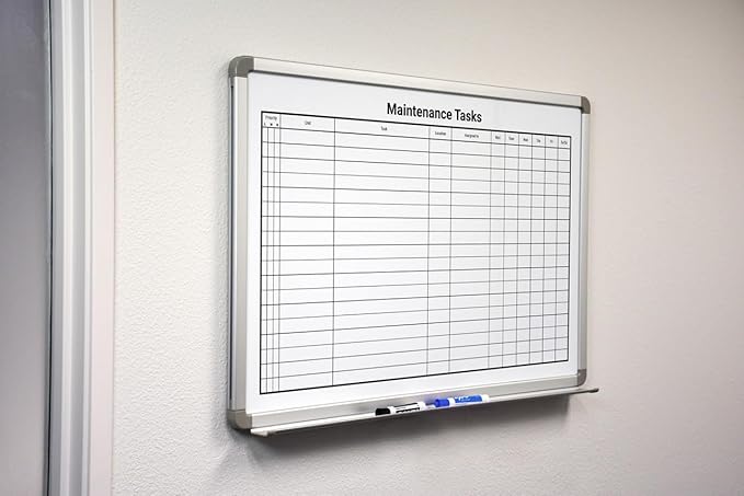 Make Ready Maintenance/Repairs Whiteboard 48" x 36"
