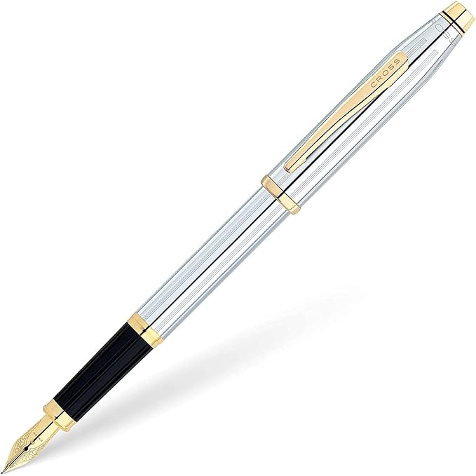 Cross Century II Refillable Fountain Presented in a Luxury Gift Box - Medium Point, Black Ink, Medalist