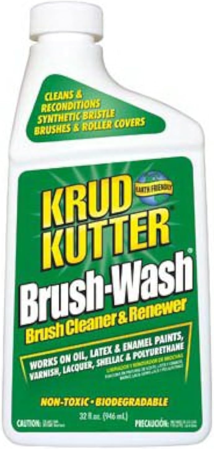 Rust-Oleum KRUD KUTTER BW32 Brush-Wash Cleaner and Renewer, 32-Ounce (Pack of 2)