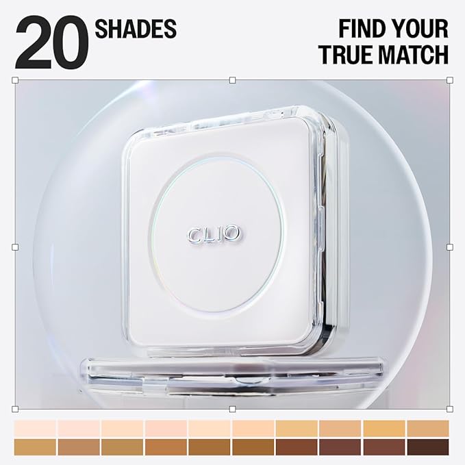 CLIO Kill Cover Founwear Cushion The Original – 20 Shades, Buildable Light to Medium Coverage, Natural Finish, Korean Makeup Foundation, Long-Lasting Skin Fit, 36N HAZELNUT