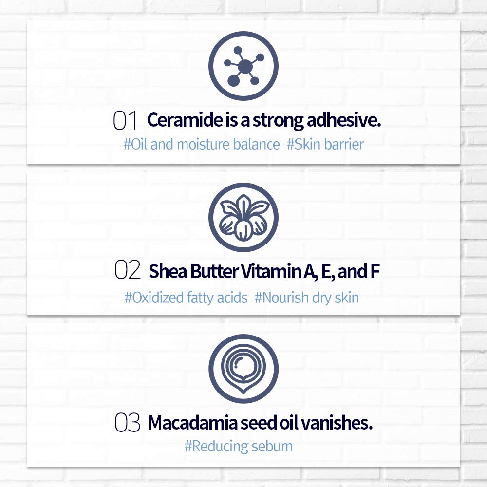 Pyunkang Yul PKY Intensive Repair Cream - Ceramide Moisturizer for Dry Skin with Shea Butter & Macadamia Oil, 1.7 Fl. Oz