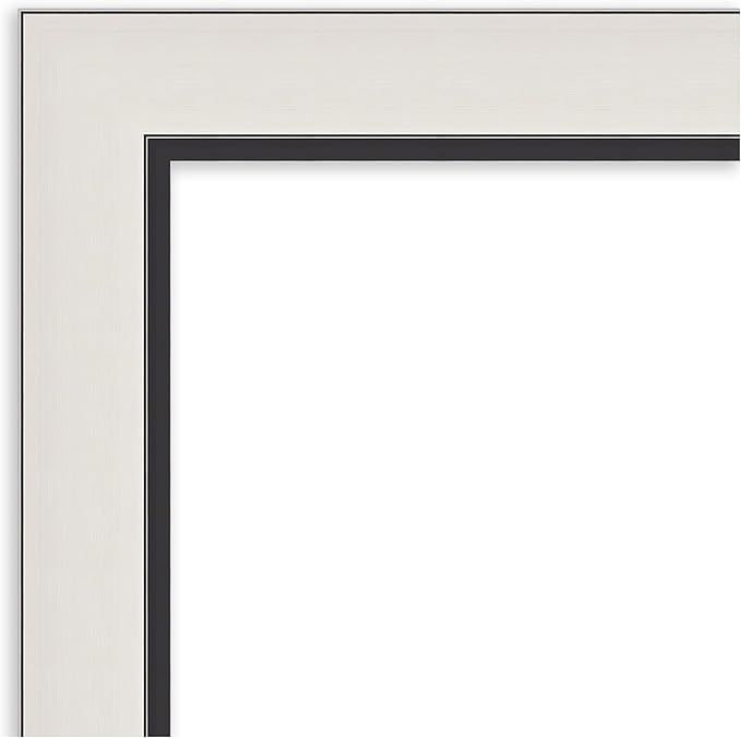 Amanti Art Silver Framed Magnetic Board 24x30 Medium Vision Board for use with Magnets, 100% Metal Sheet to Display Items as Office Decor or for Home Organization in mudroom, Kitchen or Kids Room