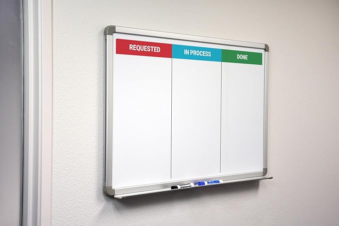 Kanban Whiteboard 60" x 40"