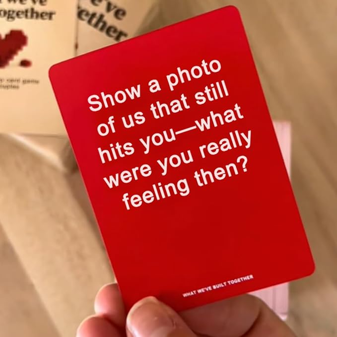What We Have Built Together - Fun and Romantic Conversation Starter Cards, Games for Adults, Best Date Night Ideas, Anniversaries and Valentine's Day Gift, Prompts for Deeper Connection