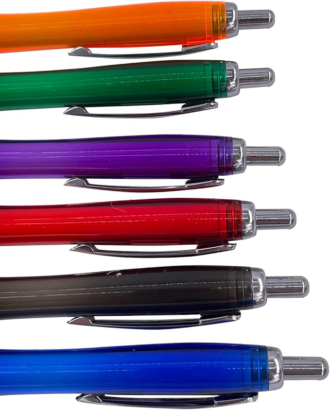 HEYZARDA Personalized Pens with Name Custom Text Logo Retractable Customized Ballpoint Pens for Church Office Business 50 Pcs, Green