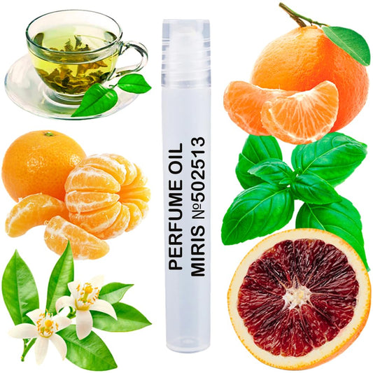 MIRIS Perfume Oil No. 502513, Inspired by Ale Mandarine Basilic, Long-Lasting Women Roll-On, Rollerball 0.34 Fl Oz / 10 ml