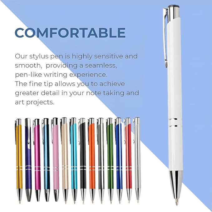 Yucold Customized ballpoint pens in bulk, personalized ballpoint pens with free engraving, for use in companies, enterprises, graduation anniversaries (Silver,130)