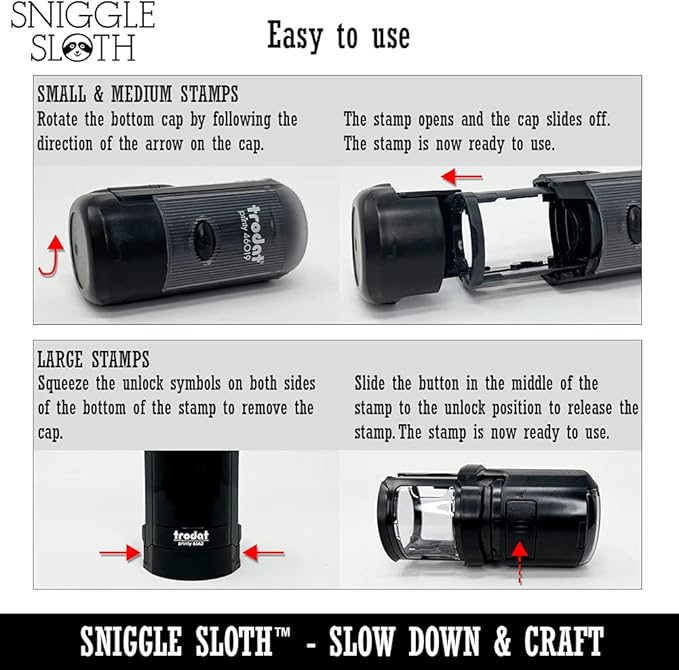 Thank You in Heart Self-Inking Rubber Stamp for Stamping Ink Stamper Crafting Planners - 1/2 Inch Mini - Purple Ink