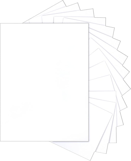 Silunkia 300 Sheets White Cardstock 8.5 x 11 Printer Paper, 75lb Heavyweight White Card Stock Certificate Paper for DIY Cards Making, Greeting Cards, Wedding Invitations, Anniversary Card