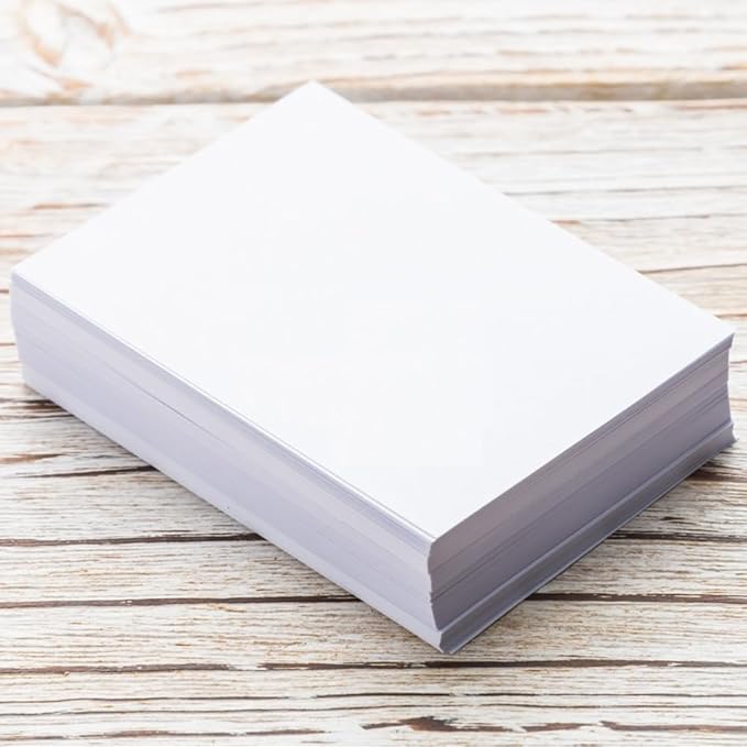 8.5" x 14" Blank Print Paper - 50Sheets/100Pages Blank Loose-Leaf Papers, Legal Size Printing in Office/Home/School, 100gsm Blank Paper