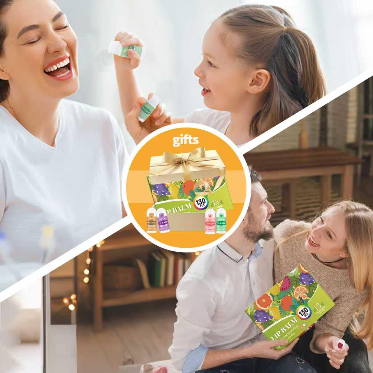 130-Pack Natural Lip Balm Set - Hydrating Formula with Vitamin E & Coconut Oil - for Kids/Adults - Bulk Mini Lip Balms - Great for Gifts & Daily Use - 13 Flavors