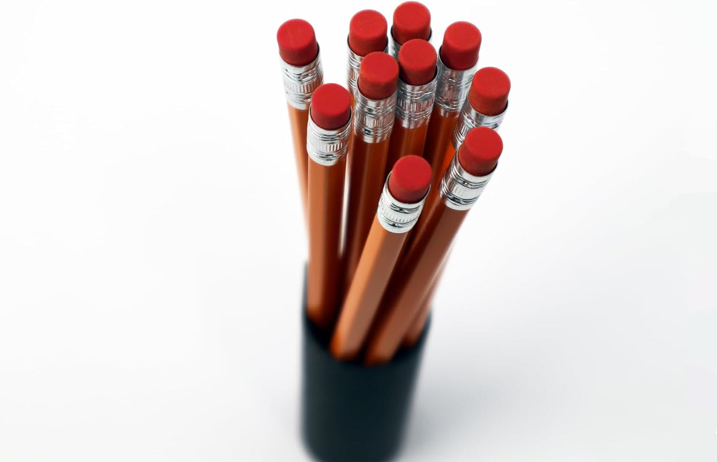 Magnetic Pen Holder, Marker Holder and Pencil Holder for Refrigerator, Locker, Whiteboard or Desk (Small, Space Black, Set of 2)