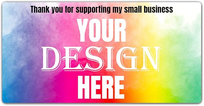 LAUKIYE 100-500 Custom Stickers Personalized Labels, Customized Stickers with Any Image Logo and Text. Custom Stickers for Business LogoThank You Labels,etc. (Rectangle,4X3 Inch)